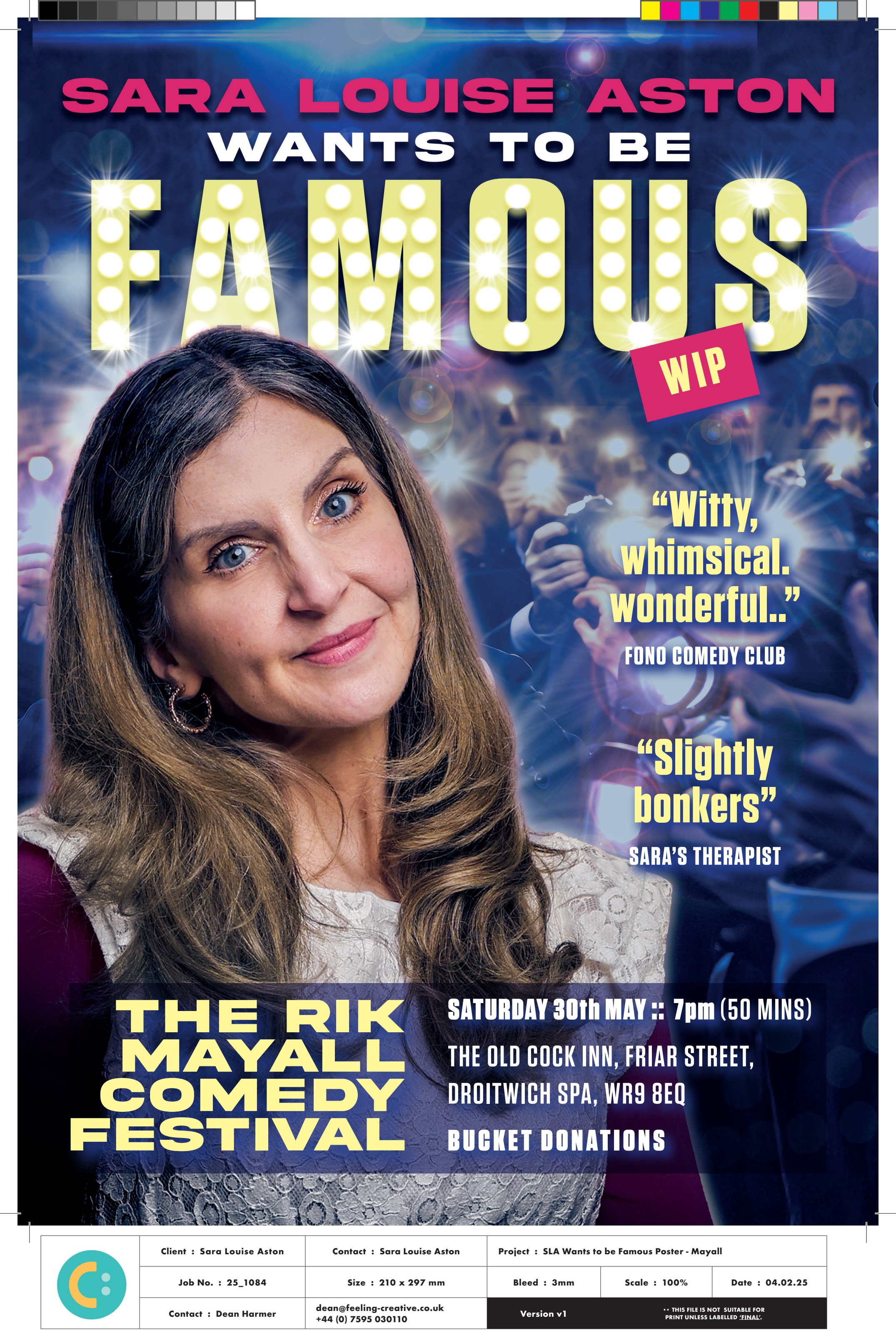 Rik Mayall Comedy Festival poster
